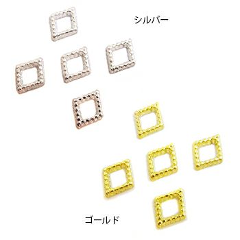 スタッズ ひし形 2サイズ／2カラー | 【サルルプロジェクト】セルフ