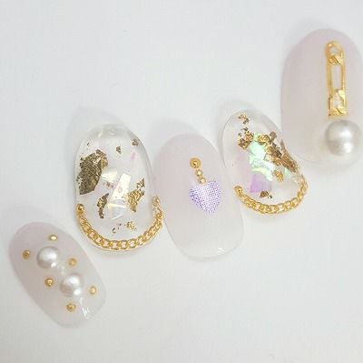 アクセサリーチェーン　ゴールド/シルバー　約50cm