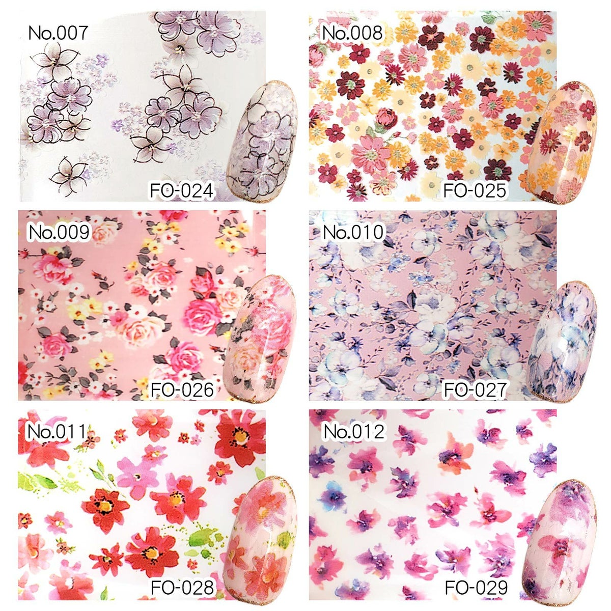 フラワープリントホイル