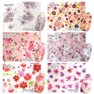 フラワープリントホイル