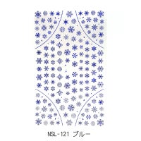 雪の結晶ネイルシール