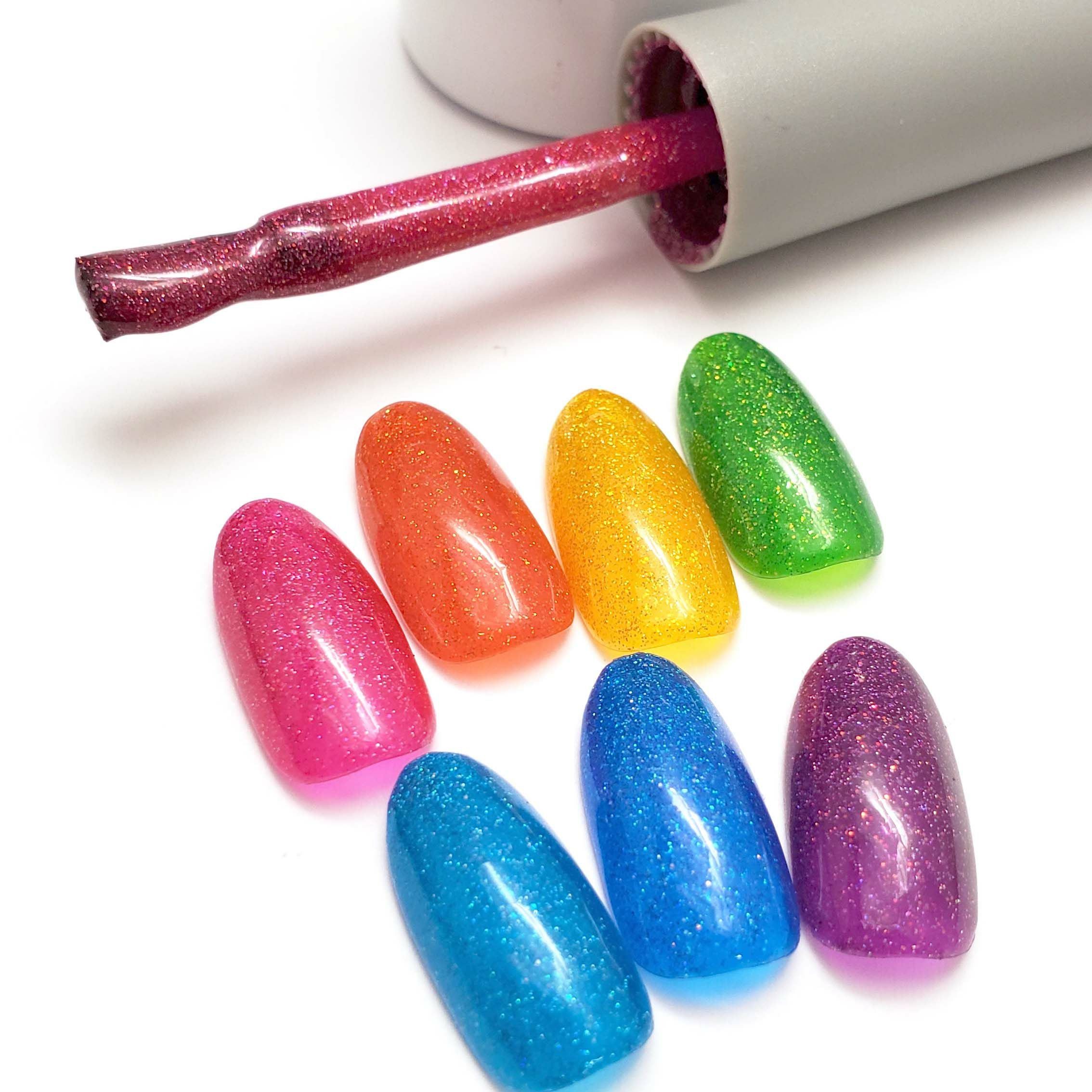 キラキラ透明カラージェル ピンキーシリーズ【全5色】[ハピジェル