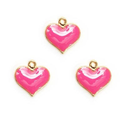 ハートチャーム S/L 【2サイズ・4色】