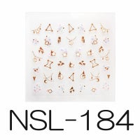 ゴールドアクセントネイルシール【全3種】