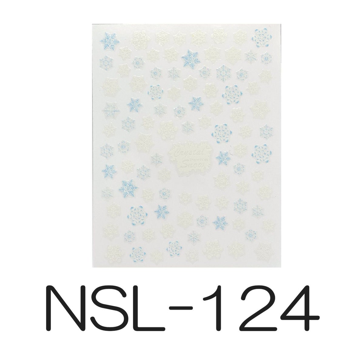 スノーフレークネイルシール【全6種】