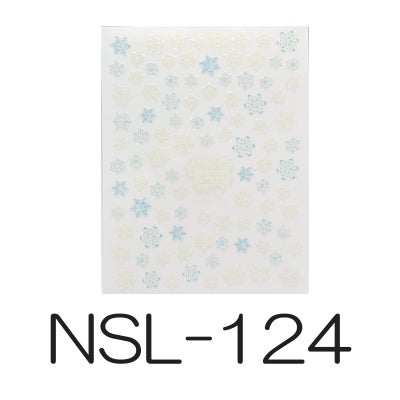 スノーフレークネイルシール【全6種】