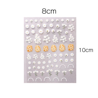 マーガレットフラワーシール【プレミアムシリーズ】サイズ大きさ
