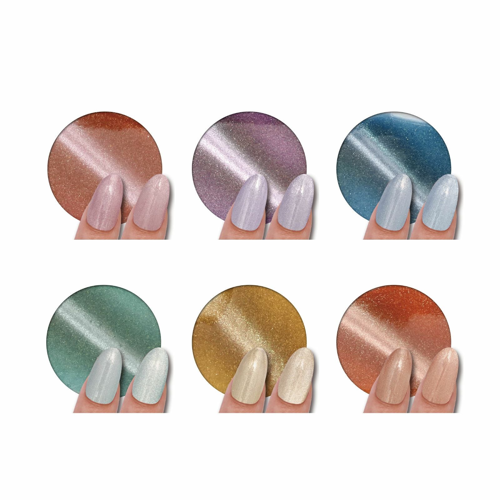 キラピカマグネットジェルパステルシリーズ【全6色】[ハピジェル