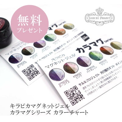 【無料】キラピカマグネットジェル カラマグシリーズ カラーチャートプレゼント