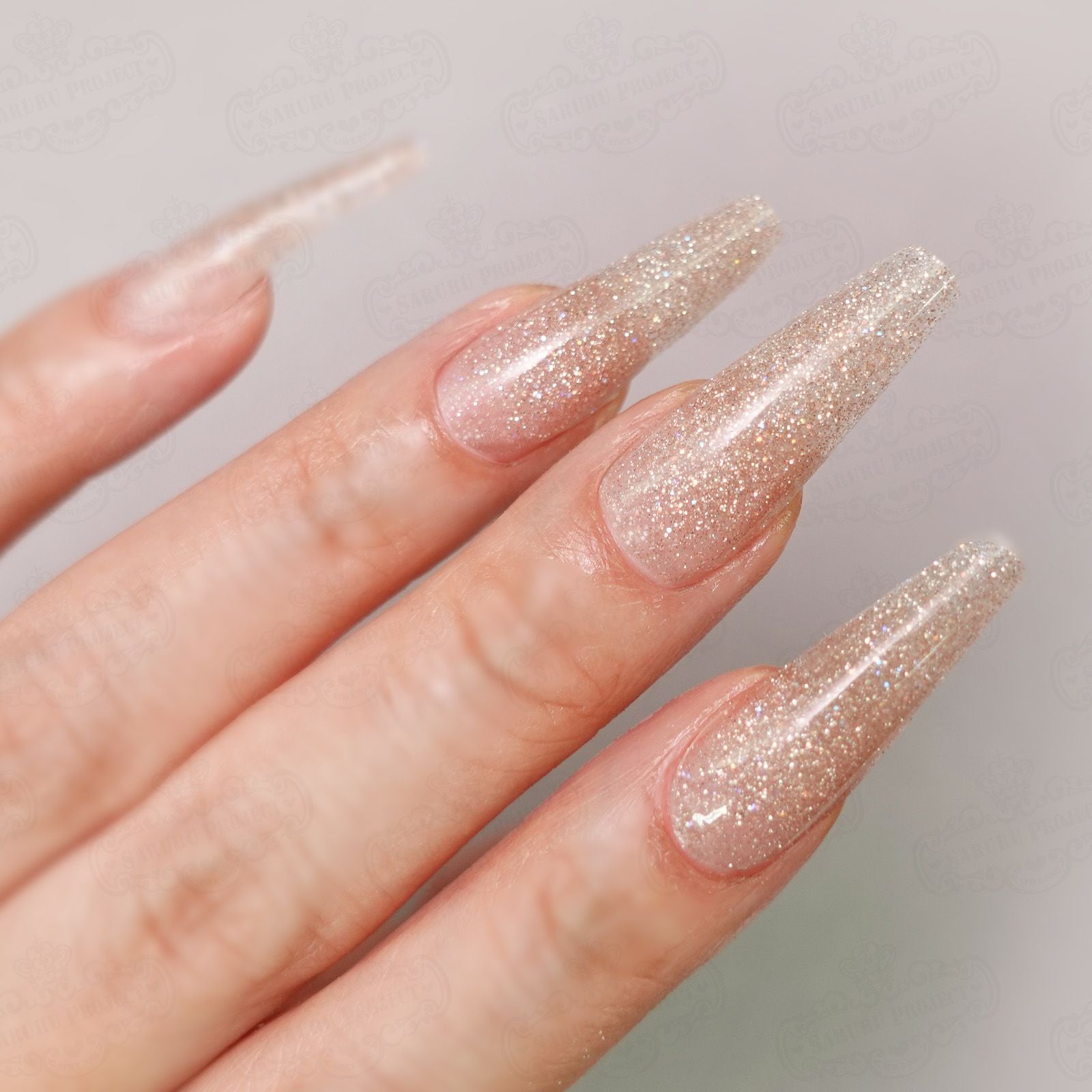 ロングハードジェル用フォームチップ コフィンシェイプ value【12