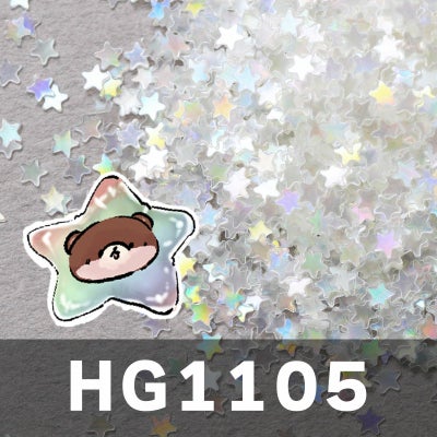 1mm星ホログラムミックス＆ワンカラー【全16色】 *ハピホロシリーズ*