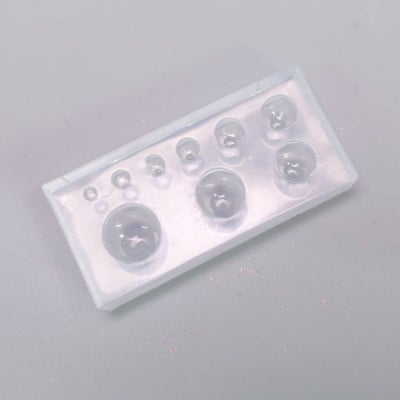  【シリコンモールド】ぷっくり半球モールド