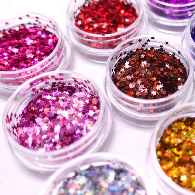  1mm星ホログラム ホロカラー【全12色セット】 *ハピホロシリーズ*