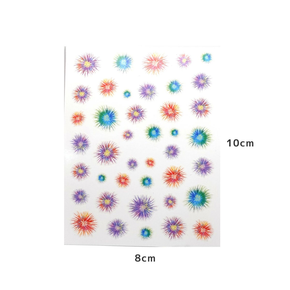 花火ネイルシール