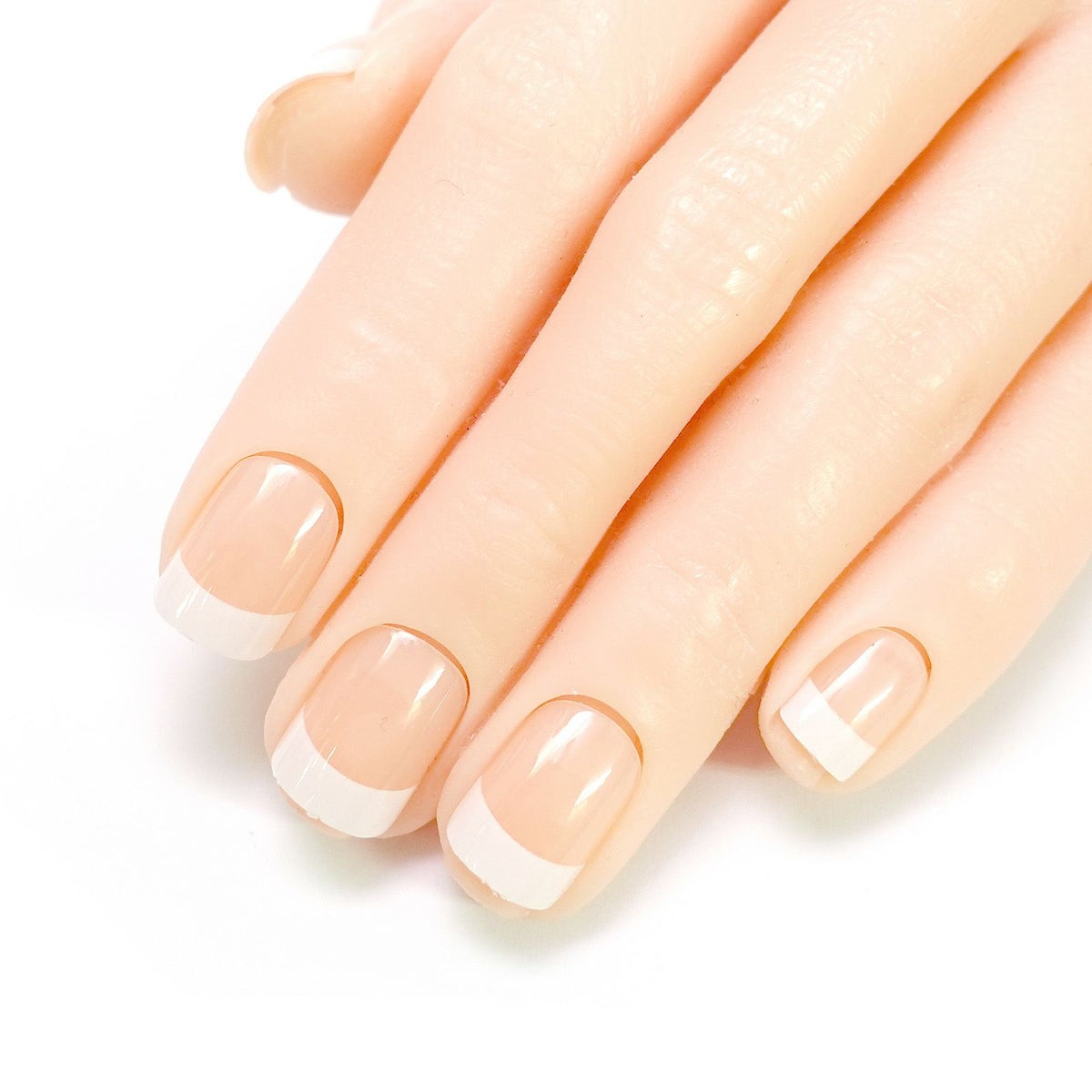 短めフレンチネイルデザイン[デザイン済ネイルチップ]