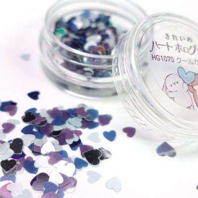 きれいめハートホログラム【全2色】*ハピホロシリーズ*