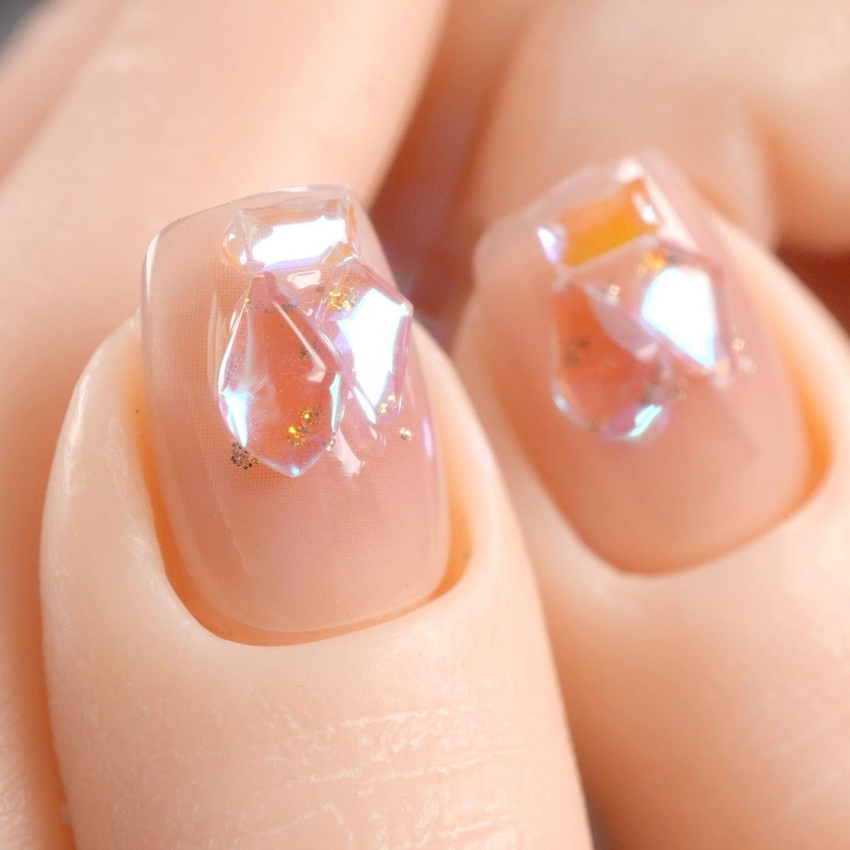 ミニショートワンホンネイル[デザイン済ネイルチップ]