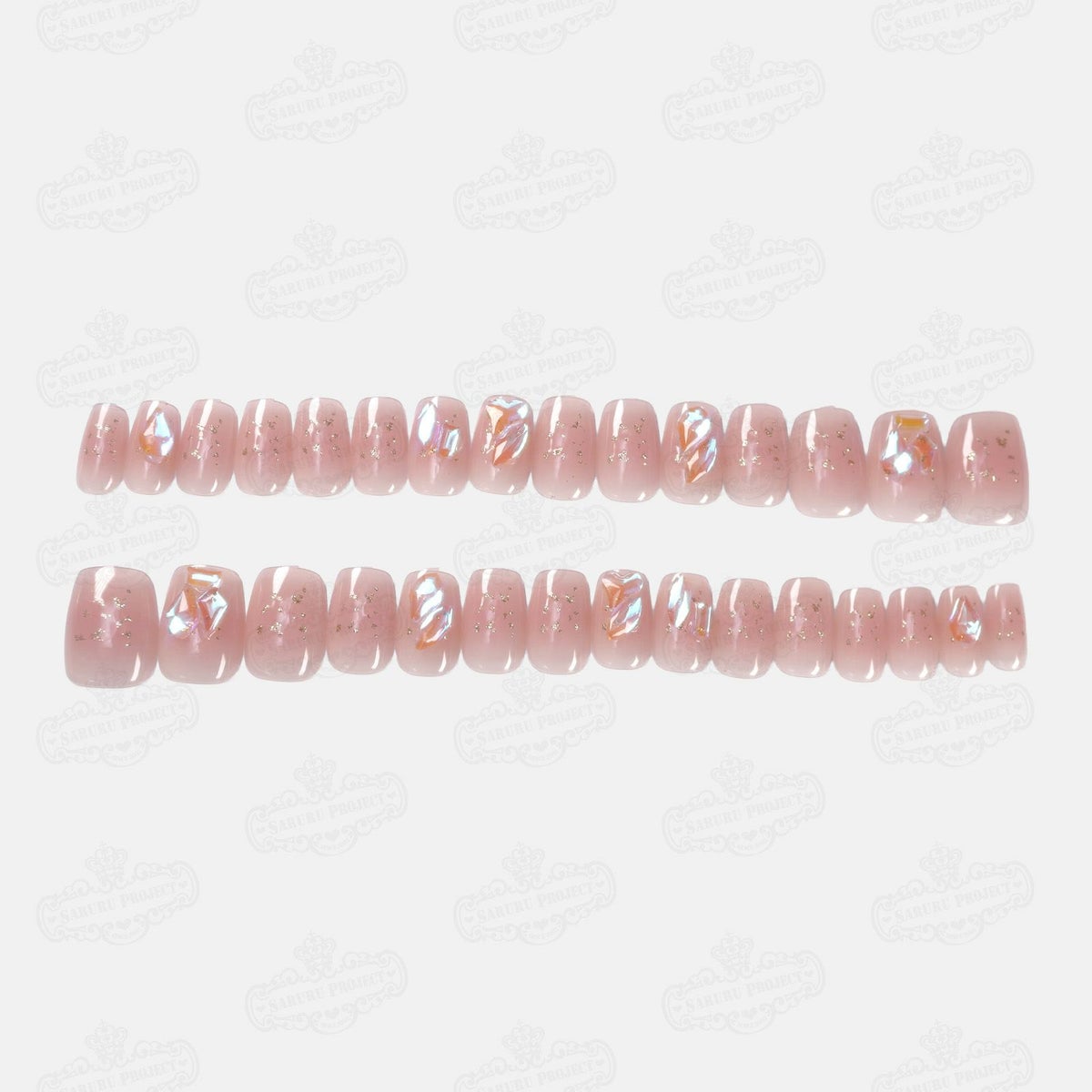 ミニショートワンホンネイル[デザイン済ネイルチップ]