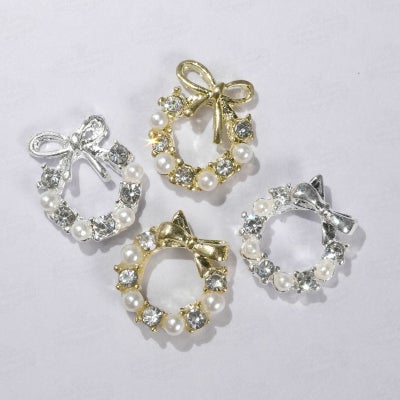 クリスマスリースパーツ[2色・デザイン]