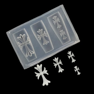 > 【シリコンモールド】クロスモチーフモールド[A2-14]