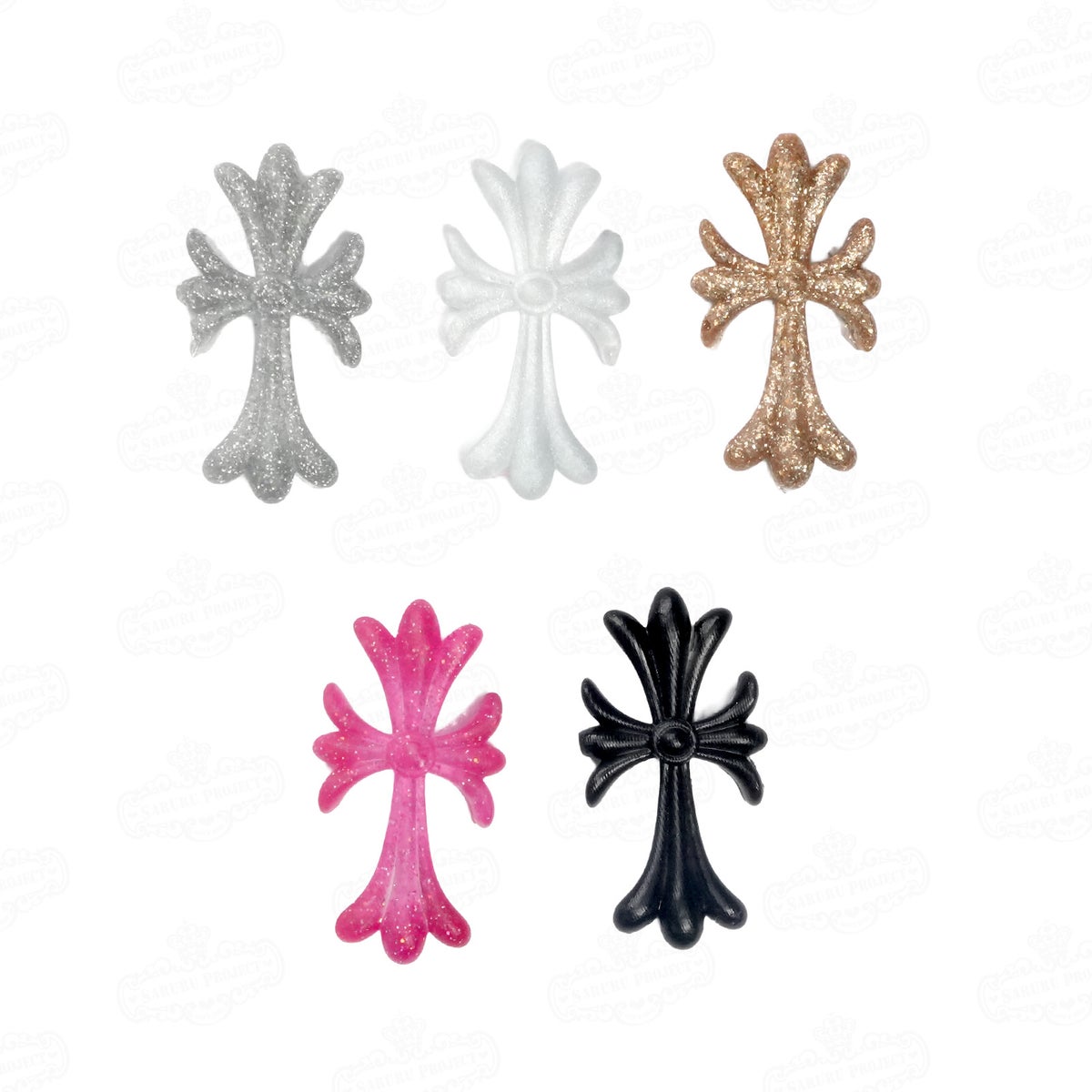 > 【シリコンモールド】クロスモチーフモールド[A2-14]